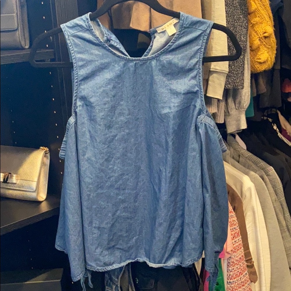 Perfect summer denim blouse